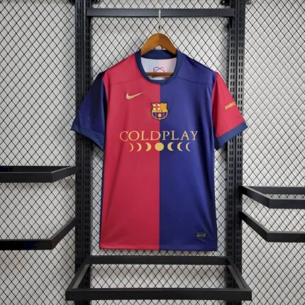 Barca 24/25 Local Sponsor Coldplay Shirt - TRENDY JERSY