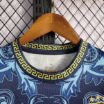 Italy Versace 2024 Blue Special Shirt - Image 4