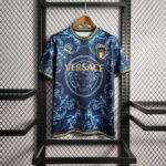 Italy Versace 2024 Blue Special Shirt
