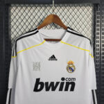 Real Madrid 2009 L/S Home Shirt - Image 2
