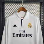 Real Madrid 2016 L/S Home Shirt - Image 2